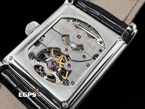Audemars Piguet 愛彼 Edward Piguet系列 25956BC.OO.D002CR.01 18K白金材質&nbsp;銀白色印加太陽紋機刻雕花面盤&nbsp;長方形陀飛輪 極高的製作難度、機械工藝以及觀賞性&nbsp;手動上鍊 29×49mm