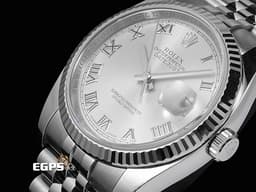ROLEX 勞力士 DATEJUST 116234 蠔式 經典 不鏽鋼材質 <font color="#05f0f0">銀色面盤 立體羅馬數字時標</font> <font color="#ff0000">台灣公司貨 錶友未使用蒐藏品</font> 自動上鏈<font color="#FF0000">&nbsp;</font>36mm
