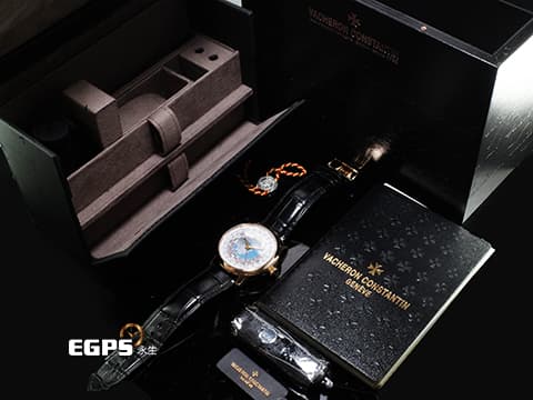 Vacheron Constantin VC 江詩丹頓 Patrimony Traditionnelle 傳承系列 86060/000R-9640 18K玫瑰金材質  蘭伯特投影世界地圖 超複雜三錶盤設計 有別於一般世界時區24個時區 這款有能準確的顯示37個時區 2016年保卡 新錶訂價1,615,000元&nbsp; 自動上鍊 42.5mm