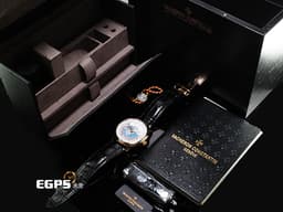 Vacheron Constantin VC 江詩丹頓 Patrimony Traditionnelle 傳承系列 86060/000R-9640 18K玫瑰金材質  <font color="#0582f5">蘭伯特投影世界地圖 超複雜三錶盤設計 有別於一般世界時區24個時區 這款有能準確的顯示37個時區</font><font color="#FF0000"> 2016年保卡 新錶訂價1,615,000元</font>&nbsp; 自動上鍊 42.5mm