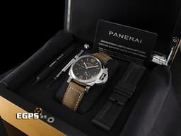 PANERAI 沛納海 Luminor 1950 PAM01537 PAM1537 GMT 三日鍊 <font color="#FF0000">2021年保單 新式保卡 經典巴黎釘紋面盤 </font> 動力顯示 自動上鍊 42mm