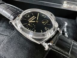 PANERAI 沛納海 Luminor Power Reserve PAM423 三日鍊 動能顯示 小秒針 <font color="#EA7500">經典三明治面盤  菸草色夜光時標</font> PAM00423 不鏽鋼 <font color="#FF0000">三日鍊 72小時動能顯示</font> 手上鍊 47mm