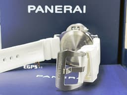 PANERAI 沛納海 Luminor Base Logo 3 Day 三日鍊 PAM01087 PAM1087 不鏽鋼材質 <font color="#ffffff">象牙白色面盤</font> <font color="#ff0000">2025年保單</font> 手動上鍊 44mm