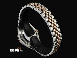 ROLEX 勞力士 Lady-Datejust 28 蠔式日誌型 279171 18K永恆玫瑰金 半金款 DJ28 <font color="#fdceb4">原廠鑲嵌鑽石18K金星形底座 經典三角坑紋錶圈</font> <font color="#FF0000">2021年保卡 紀念型（Jubilee）五銖錶帶</font> 自動上鍊 28mm