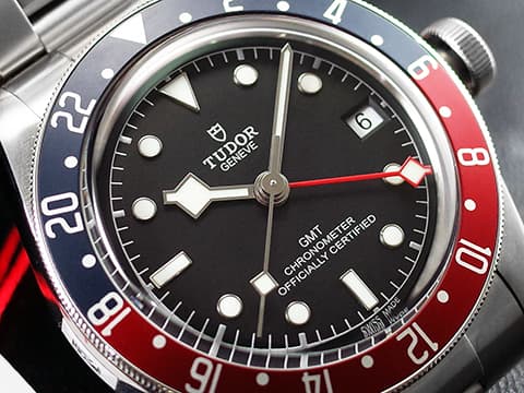 TUDOR 帝舵 Black Bay GMT 碧灣 79830RB 兩地時間 可樂圈 紅藍圈 79830 RB 復古 雪花針 不鏽鋼 Pepsi 百事圈 2020年保卡 原廠膠膜&nbsp;潛水錶 自動腕錶 41mm