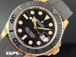 ROLEX 勞力士 Yacht-Master 226658 遊艇名仕 <font color="#ffd700">橡膠錶帶黃K金款遊艇，閃耀華貴 Oysterflex橡膠錶帶搭配快調延展錶扣</font> 黑色陶瓷錶圈 <font color="#FF0000">2026年新式保卡 保有原廠膠膜</font>&nbsp;自動上鍊 42mm