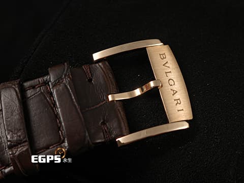 BVLGARI 寶格麗 Bulgari Octo Finissimo系列 Skeleton 8 Days 八日鍊 103667 玫瑰金材質&nbsp;超薄5.95mm 鏤空面盤 動力顯示 經典八角形多稜角設計錶框 小秒針 2025年台灣公司貨&nbsp;手上鏈 40mm