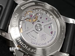 PANERAI 沛納海 Luminor GMT 3 Days PAM01320 <font color=#be9672>經典三明治面盤 淡褐色夜光時標 菸草面</font> PAM1320 <font color=#49bcd7>藍色小秒針</font> 三日鍊 兩地時區 動能顯示 <font color=#FF0000>絕版透明錶背款</font> 自動上鍊 44mm
