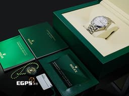 ROLEX 勞力士 Day-Date DD 40 蠔式 日期星期型 228239&nbsp;18K白金材質 <font color="#05f0f0">隕石面盤搭配10顆方形切割鑽石</font>&nbsp;<font color="#ff0000">2023年保卡 蒐藏未使用品</font>&nbsp;經典三角坑紋錶框 元首型（President）總統帶 自動上鍊 40mm