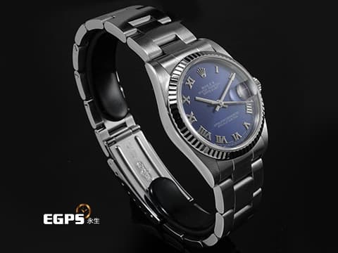 ROLEX 勞力士 Oyster Perpetual Datejust 31 78274 不鏽鋼材質 藍色面盤 羅馬數字時標&nbsp;自動上鍊 31mm