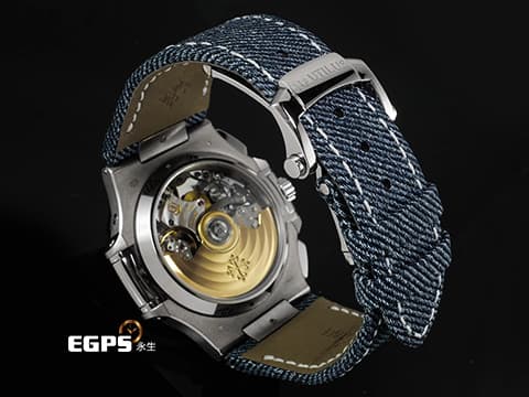 Patek Philippe 百達翡麗 PP錶 Nautilus 金鷹 鸚鵡螺 5980/60G-001 18K白金材質 最新款 藍灰色蛋白石錶盤 新款PP印記&nbsp;2026年保單&nbsp;自動上鍊 40.5mm