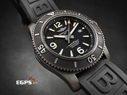 BREITLING百年靈 Superocean超級海洋系列 M17368 <font color="#ff0000">黑鋼材質 自動排氦閥門&nbsp;2000米防水潛水錶</font> 自動上鍊 46mm&nbsp;