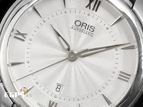 ORIS 豪利時 Artelier 日期錶 01 561 7687 4071-07 5 14 70FC 銀色面盤 不鏽鋼&nbsp;2025年保卡 自動上鍊 31mm