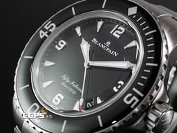 BLANCPAIN 寶鉑 Fifty Fathoms 五十噚 5015 12B30 98B 鈦金屬材質 潛水錶 <font color="#ff00ff">5日動力儲存 </font> <font color="#ff0000">2024年保卡</font> 自動上鍊 45mm