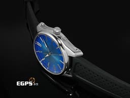 H.MOSER &amp; CIE 亨利慕時 PIONEER CENTRE SECONDS 開拓者 3200-1217 不鏽鋼材質 <font color="#58bbf9">北極藍煙燻面盤</font><font color="#03f6f9"> </font> <font color="#FF0000">2025年保單卡</font>&nbsp;大三針 自動上鍊 42.8mm