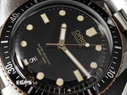 Oris 豪利時 Divers Sixty-Five系列 1965 <font color="#EA7500">復刻1965年ORIS第一款潛水錶 青銅外圈 復古色時標</font>&nbsp;01733770743540782018 不鏽鋼 大三針 <font color="#ff0000">復古箱型藍寶石水晶玻璃</font>&nbsp;<font color="#FF0000">2023年台灣公司貨</font>&nbsp;自動腕錶 40mm