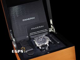 PANERAI 沛納海 Luminor Chrono PAM1109 計時碼表 <font color="#90ee90">經典夜光三明治面盤</font> PAM01109 不鏽鋼材質&nbsp;<font color="#FF0000">2025年保卡</font>&nbsp;自動上鍊 44mm