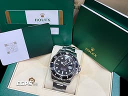 ROLEX 勞力士 Sea-Dweller 蠔式 海使者 50週年紀念款 126600&nbsp;<font color="#d41111">單紅 有皇冠版 MK2面盤</font> 不鏽鋼 陶瓷外圈 <font color="#FF0000">2019年保單</font> 排氦氣閥 潛水錶 自動上鍊 43mm