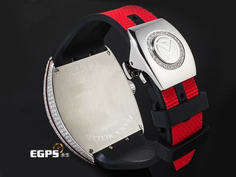 Franck Muller 法蘭穆勒 FM Vanguard V45 SC DT 不鏽鋼材質 精鑲鑽石錶圈、錶扣&nbsp;緞面拉絲紋面盤 自動上鏈 44x54mm