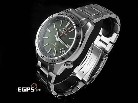 GRAND SEIKO 特級精工 Sport Collection GMT SBGM247G 不鏽鋼材質&nbsp;綠色面盤 2025年 台灣公司貨  自動上鍊 40mm