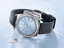 BREITLING 百年靈 CHRONOMAT G10380591C1S1&nbsp;<font color="#05f0f0">Ice Blue冰藍色太陽放射紋面盤 原廠鑲鑽金錶圈 2023年保卡</font><font color="#FF0000">&nbsp;</font>自動上鏈 36mm