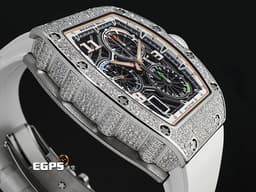 RICHARD MILLE 理查德•米勒 RM RM72-01 WG&nbsp;18K白金材質 <font color="#fafa01">極致完美工藝~</font><div><font color="#05f0f0">鏤空面盤 原廠鑲嵌</font><font color="#04f640">【SNOWFLAKE DIAMONDS】 "宛如雪花般的頂級鑽石" </font><font color="#05f0f0">雪花造型鑽石錶圈</font> <font color="#05f0f0">自製飛返計時機芯</font> <font color="#ff0000">2025年保單</font>&nbsp;自動上鏈 38.4 x 47.34mm</div>