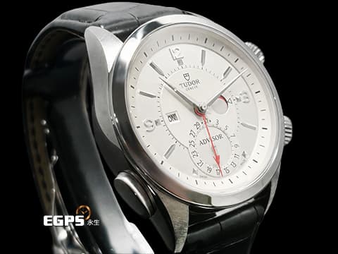 TUDOR帝舵 Heritage Advisor系列 M79620T-0011 鈦金屬&amp;不鏽鋼材質 ADVISOR歷史傳承 機械鬧鈴 特殊雙錶冠設計 帝舵初代玫瑰標記&nbsp;複雜功能&nbsp;台灣公司貨&nbsp;自動上鍊 42mm