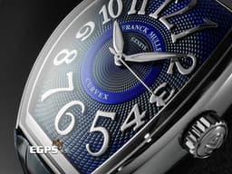 FRANCK MULLER 法蘭穆勒 Curvex CX CX36 酒桶型 不鏽鋼材質 <font color="#0582f5">三維曲線藍色面盤</font> <font color="#ff0000">2025年保單 台灣公司貨 自動上鍊</font>  36.5 x 52.65 mm