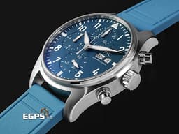 IWC 萬國 Pilot`s Chronograph 41 飛行員 <font color="#05f0f0">TOP GUN Miramar 最新淺藍色面盤</font>&nbsp;IW388117 計時碼表 不鏽鋼&nbsp;<font color="#ff0000">2025年保卡 EasX-CHANGE錶帶更換系統</font>&nbsp;自動上鍊 41mm