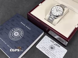 LONGINES 浪琴 Master Collection 名匠 巨擘系列 L28934786 <font color="#faf0e6">經典白色麥穗紋面盤</font> 大三針&nbsp;自動上鍊 42mm