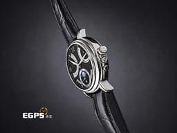 <span style="font-size: 10pt;">MAURICE LACROIX 艾美 Masterpiece 匠心系列 MP7078-SS001-320 <font color="#0582f5">星期顯示 逆跳日期 動力儲存顯示 月相盈虧</font><font color="#969292">&nbsp;</font></span><font color="#fa00fa">手工大塊日內瓦波紋</font> <span style="font-size: 10pt;">不鏽鋼材質 手上鏈 43.5mm</span>