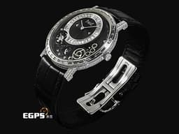 PIAGET 伯爵 Altiplano Skeleton 非凡珍品 G0A39120 超薄 微型自動盤 18K白金材質 <font color="#84C1FF">原廠鑲嵌38顆長方形美鑽（約1.4克拉）及266顆圓形美鑽（約1.9克拉）錶殼 鑲飾33顆長方形美鑽（約1.3克拉）面盤 </font><font color="#FF0000">2026年保卡 新錶參考訂價：6,400,000元</font> 手動上鍊 38mm