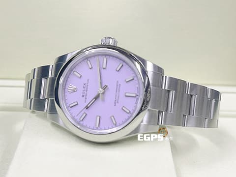 ROLEX 勞力士 Oyster Perpetual 31 經典 蠔式恆動型 277200 2025年最新款 薰衣草紫色噴漆面盤&nbsp;OP31 不鏽鋼 2025年保卡 保有大部分原廠膠膜&nbsp;自動上鍊 31mm