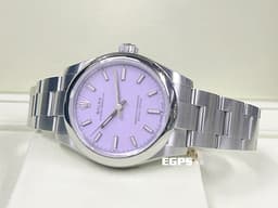 ROLEX 勞力士 Oyster Perpetual 31 經典 蠔式恆動型 277200 <font color="#f7d1ff">2025年最新款 薰衣草紫色噴漆面盤</font>&nbsp;OP31 不鏽鋼 <font color="#FF0000">2025年保卡 保有大部分原廠膠膜</font>&nbsp;自動上鍊 31mm