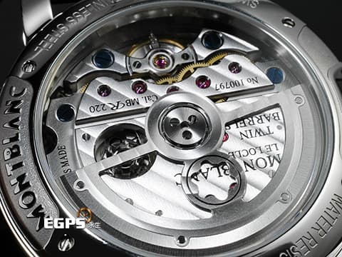 Montblanc 萬寶龍 Star Nicolas Rieussec 108790 尼可拉斯 不銹鋼材質&nbsp;銀色巴黎釘飾紋路面盤 小時顯示盤&nbsp;單把計時&nbsp;2025年保卡 自動上鏈 43mm