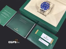ROLEX 勞力士 Submariner 116619LB 潛航者 18K白金材質 <font color="#0582f5"> 絕版款 藍色陶瓷圈、面盤 藍水鬼</font><font color="#FF0000">&nbsp;</font>自動上鍊 40mm
