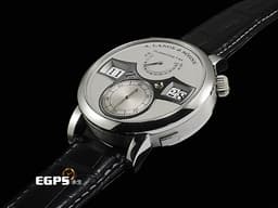 A.LANGE &amp; SÖHNE 朗格 Zeitwerk Platinum 時間橋 142.025 貓頭鷹 <font color="#84C1FF">PT950 鉑金材質</font> <font color="#0582f5">大數字瞬跳時間顯示 3日動能顯示 小秒針 德國銀</font> <font color="#FF0000">2024年保單</font> 手上鍊 41.9mm