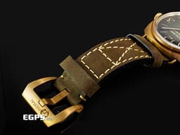 PANERAI 沛納海 Submersible Bronzo PAM760 PAM00760&nbsp;<font color="#e1b586">青銅材質 </font><font color="#839a7e">漸變綠色錶盤</font>&nbsp;<font color="#FF0000">2024年保卡 </font> 自動上鍊 47mm