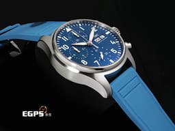 IWC 萬國 Pilot`s Chronograph 41 飛行員 <font color="#05f0f0">TOP GUN Miramar 最新淺藍色面盤</font>&nbsp;IW388117 計時碼表 不鏽鋼&nbsp;<font color="#ff0000">2025年保卡 EasX-CHANGE錶帶更換系統</font>&nbsp;自動上鍊 41mm