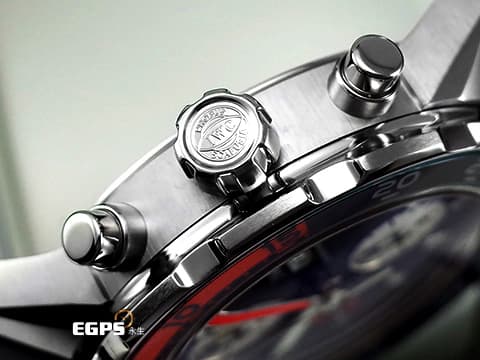 IWC 萬國錶 Aquatimer 海洋時計 潛水錶 計時碼錶 藍橘色外框 IW376704 橡膠帶款 自動上鍊 44mm