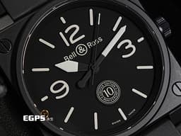 Bell &amp; Ross 柏萊士 Instruments系列 BR01-92-10TH-CE <font color="#504e4e">黑陶瓷錶殼</font>「BR 01 10th Anniversary」<font color="#ff0000">10周年紀念版 限量500只</font> 大三針 大錶徑 飛行錶&nbsp;自動上鍊 46mm