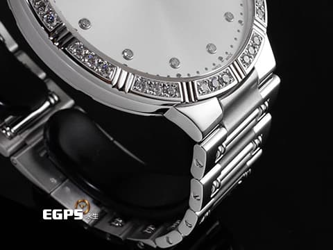 PIAGET 伯爵 Dancer 舞者系列 G0A31046 P10358 18K白金材質 鍊帶款&nbsp;原鑲鑽石錶圈、鑲鑽時標&nbsp;整支約重3.06兩 手動上鍊 38mm