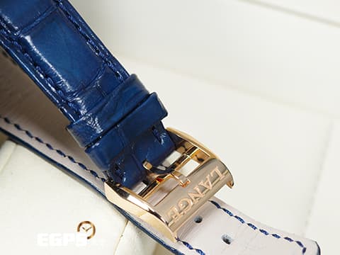 A. LANGE &amp; SÖHNE 朗格 Lange 1 系列 30周年 限量藍色面盤 191.063 玫瑰金材質 LSLS1914AJ 大日期窗 小秒針 動力顯示 頂級德國製錶工藝 鵝頸式微調 3/4夾板 偏心面盤&nbsp;全球限量300只 2025年台灣公司貨 手上鏈 38.5mm