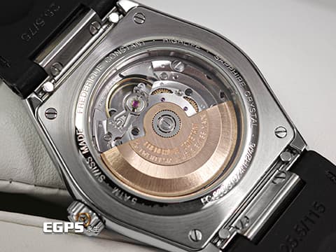 Frederique Constant 康斯登 Highlife 雋雅系列 Heart Beat 鏤空面盤 FC-310B4NH6B&nbsp;黑色地球儀飾面盤 不鏽鋼 大三針&nbsp;2020年保單&nbsp;快拆裝置 附原廠金屬錶帶 自動上鍊 41mm