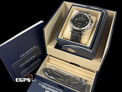 PANERAI 沛納海 Luminor 8 Giorni PAM915 經典三明治面盤 淡褐色夜光時標 菸草面 八日鍊 小秒針 PAM00915 不鏽鋼&nbsp;2026年保單&nbsp;手上鍊 44mm