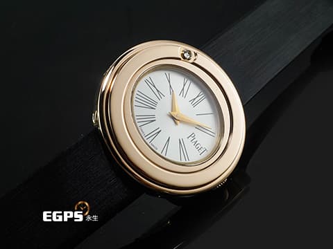 PIAGET 伯爵 Possession  G0A35084 18K玫瑰金材質 原廠鑲嵌鑽石錶圈 銀白色太陽紋面盤&nbsp;石英機芯 29mm