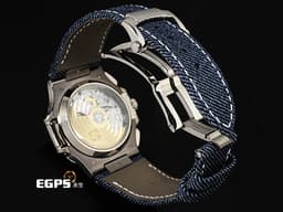 Patek Philippe 百達翡麗 PP錶 Nautilus 金鷹 鸚鵡螺 5980/60G-001 18K白金材質 <font color="#05f0f0">最新款 藍灰色蛋白石錶盤 新款PP印記</font><font color="#FF0000">&nbsp;2026年保單</font>&nbsp;自動上鍊 40.5mm