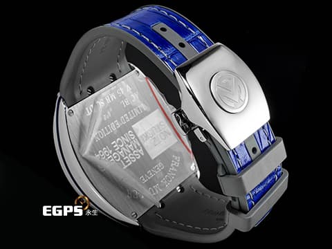 Franck Muller 法蘭穆勒 FM Master Banker V45 MB SC DT NOTZ 銀色拉絲不鏽鋼面盤 GMT 三地時區&nbsp;2025年保單 限量50支&nbsp;自動上鏈 44x54 mm
