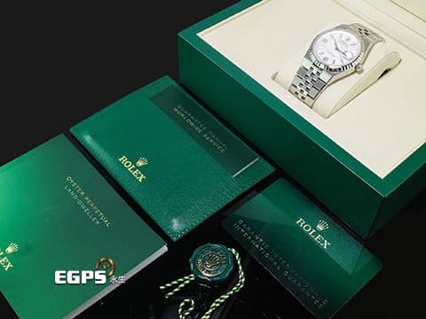 ROLEX 勞力士 Land-Dweller 127234 18K白金材質三角坑紋錶圈 2025年最新系列 陸行者 勞力士數一數二的透背錶款 醇白色蜂巢圖案錶面&nbsp;絲滑服貼的最新錶帶設計&nbsp;2026年保卡 纖薄紀念型（Flat Jubilee）錶帶&nbsp;自動上鍊 36mm