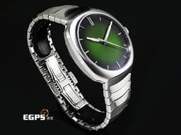 H.MOSER &amp; CIE 亨利慕時 STREAMLINER 疾速者系列 6201-1200 不鏽鋼材質&nbsp;<font color="#63c522">Matrix Green 綠色煙熏錶盤</font> <font color="#ff000">2025年保卡</font>&nbsp;自動上鍊 40mm